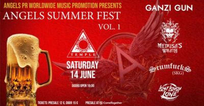 ANGELS SUMMER FEST VOL.1: Στο Temple στις 14 Ιουνίου