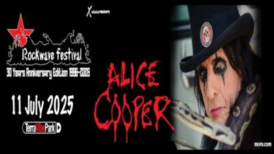 ROCKWAVE FESTIVAL 2025: O Alice Cooper επιστρέφει στην Ελλάδα στις 11 Ιουλίου