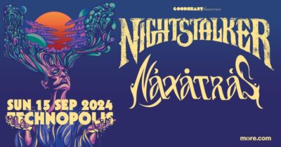 NIGHTSTALKER/ NAXATRAS: Ζωντανά στη Τεχνόπολη στις 15 Σεπτεμβρίου