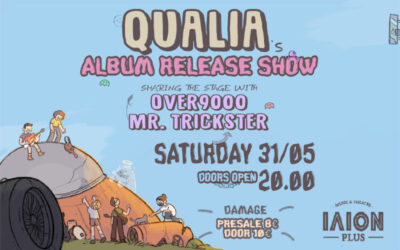 QUALIA: Ζωντανή παρουσίαση του νέου τους δίσκου στο ΙΛΙΟΝ Plus στις 31 Μαΐου QUALIA: Ζωντανή παρουσίαση του νέου τους δίσκου στο ΙΛΙΟΝ Plus στις 31 Μαΐου