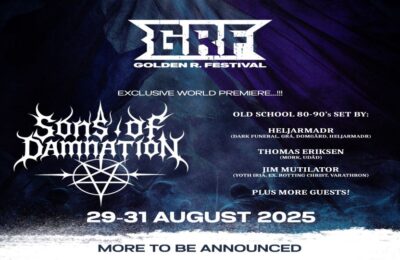 SONS OF DAMNATION: Η νέα μπάντα του Mutilator, στο Golden R. Festival SONS OF DAMNATION: Η νέα μπάντα του Mutilator, στο Golden R. Festival