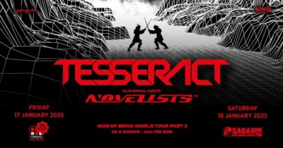 TESSERACT: Για δύο εμφανίσεις στην Ελλάδα