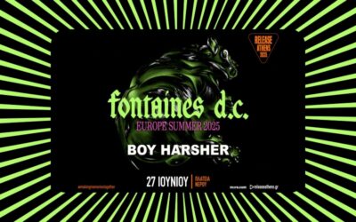 FONTAINES D.C., BOY HARSHER: Ανακοινώθηκαν για το Release Athens 2025 στην Πλατεία Νερού