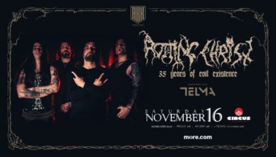 ROTTING CHRIST: Ζωντανά στο Circus στις 16 Νοεμβρίου. Μαζί τους οι TELMA